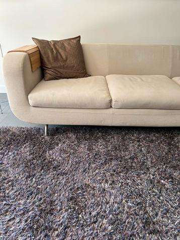 wol met linnen vloerkleed | 2.00 x 4.00 m beschikbaar voor biedingen