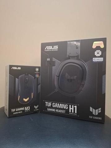 Asus Tuf H1 Gaming Headset + Muis - Nieuw! beschikbaar voor biedingen