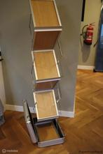 Online Veiling: Folderdisplay, opvouwbaar in koffer, Gebruikt