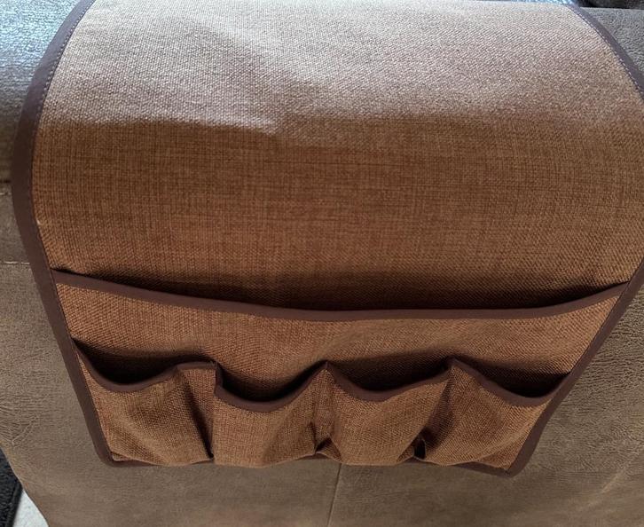 Handige linnen armleuning organizer voor bank- en fauteuil, Huis en Inrichting, Woonaccessoires | Overige, Nieuw, Ophalen
