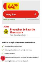 2e ticket gratis bij een themapark, Tickets en Kaartjes, Twee personen, Kortingsbon, Pretpark