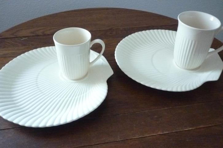 Wedgwood Edme SNACKPLATES los te koop. ZELDZAAM!!!, Huis en Inrichting, Keuken | Servies, Zo goed als nieuw, Bord(en), Wedgwood