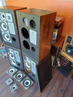 Wharfdale Dovedale SP Zeldzaam / 70, Audio, Tv en Foto, Luidsprekers, Refurbished, Minder dan 60 watt, Front, Rear of Stereo speakers