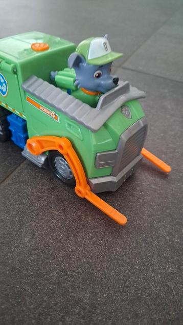 Paw Patrol Rocky met Recycle Truck Vuilniswagen beschikbaar voor biedingen