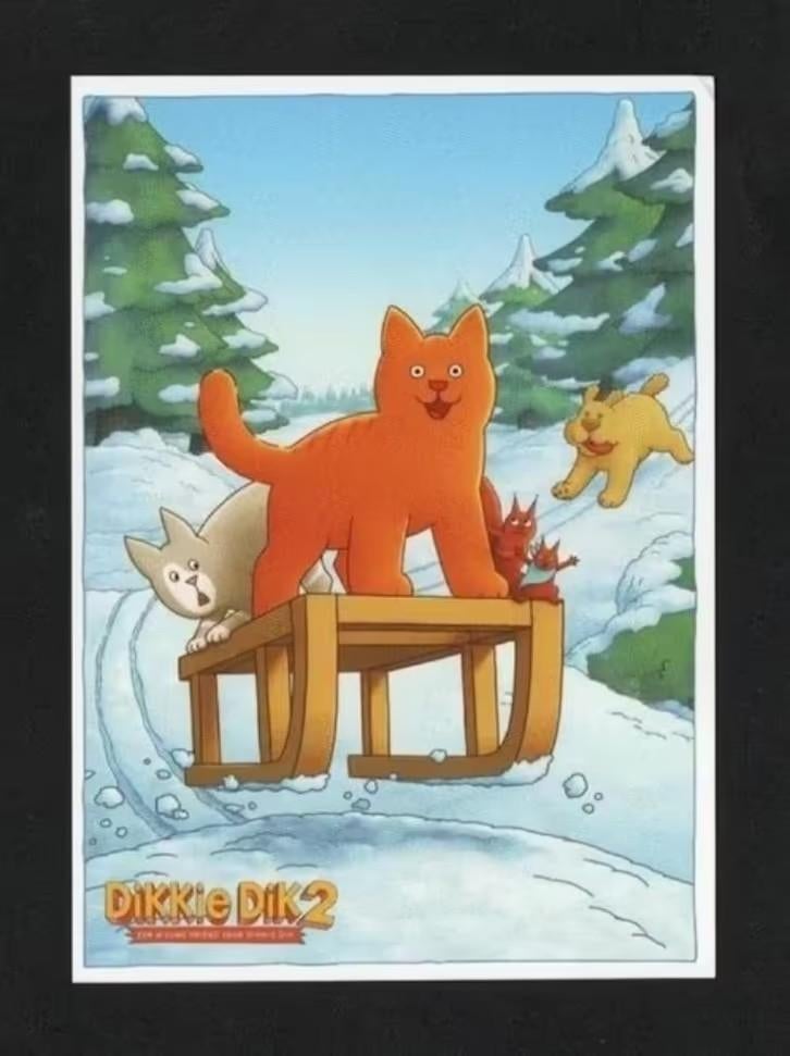 Ansichtkaart Dikkie Dik, Een Nieuwe Vriend voor Dikkie Dik., Ophalen of Verzenden, 1980 tot heden, Ongelopen, Kinderen