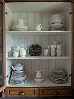 Complete inhoud servies kast, Ophalen, Overige typen, Zo goed als nieuw, Effen