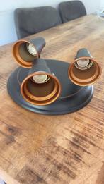 Lindby industriële plafondlamp zwart met 3 koppen, Huis en Inrichting, Ophalen of Verzenden, Nieuw, Industrieel