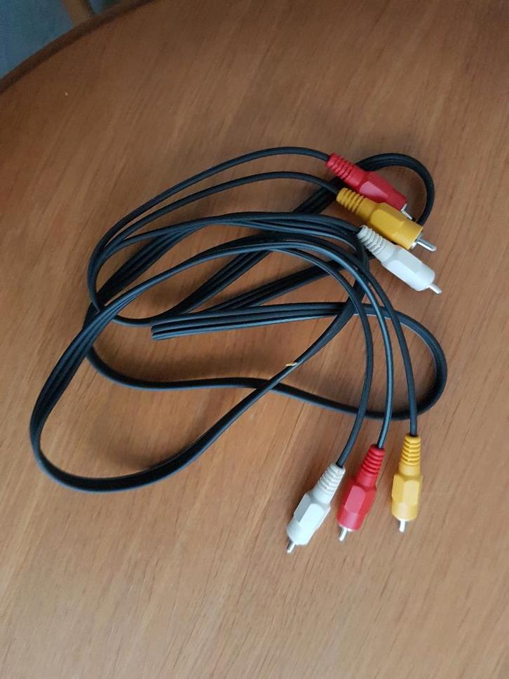 TV- en Videokabel composiet male naar composiet male 1,50 m, Audio, Tv en Foto, Audiokabels en Televisiekabels, Nieuw, Tv-kabel