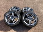 18 inch Mercedes C klasse W205 velgen + winterbanden 5x112, Ophalen, 18 inch, Banden en Velgen, Winterbanden
