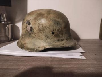 Originele na oorlogse feuerwehr/brandweer Stahlhelm  beschikbaar voor biedingen