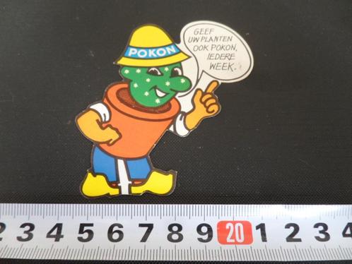 sticker strip cactus POKON geef iedere week 011*, Verzamelen, Stickers, Zo goed als nieuw, Bedrijf of Vereniging, Ophalen