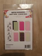 18 x Dutch DooBaDoo mal + Craft Paper + Paper Art +GreyBoard, Ophalen of Verzenden, Zo goed als nieuw, Overige thema's, Pons of Mal