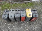 6 plastic jerrycans, Ophalen, Zo goed als nieuw