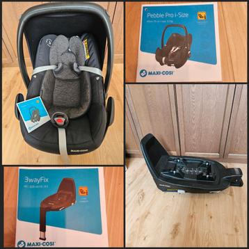 Maxi-Cosi Pebble Pro i-Size + verkleiner + 3wayFix i-Size beschikbaar voor biedingen