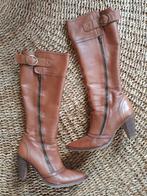 Cognac kleurige laarzen Dr. Adams (Italiaans design) - mt 41, Kleding | Dames, Schoenen, Hoge laarzen, Bruin, Ophalen of Verzenden