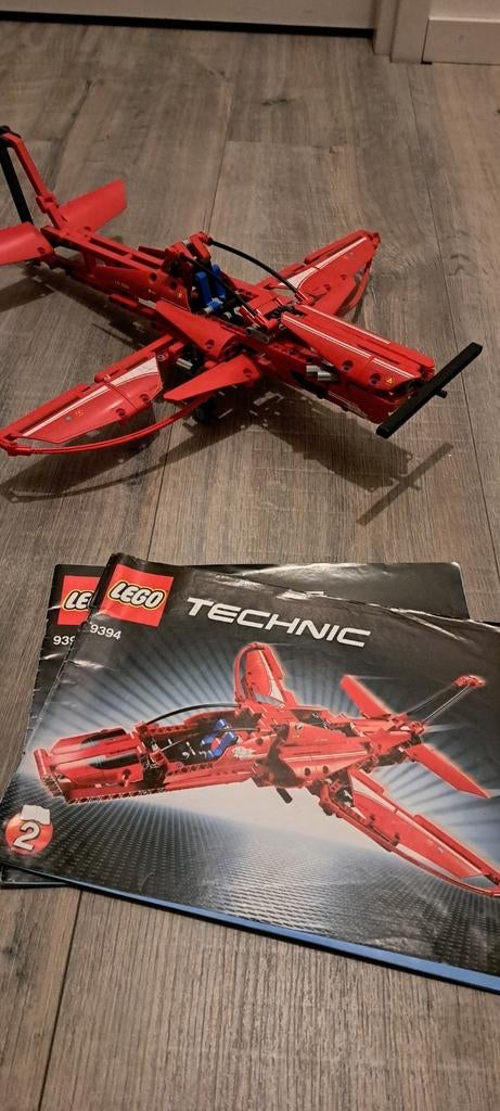 Technich Lego Straalvliegtuig, Ophalen