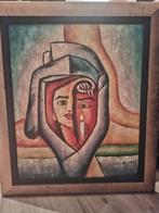 Schilderij van B. Long, Antiek en Kunst, Ophalen