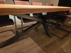 Goossens eettafel 280cm + stoelen, Huis en Inrichting, Tafels | Eettafels, Ophalen, Gebruikt, 200 cm of meer, 50 tot 100 cm