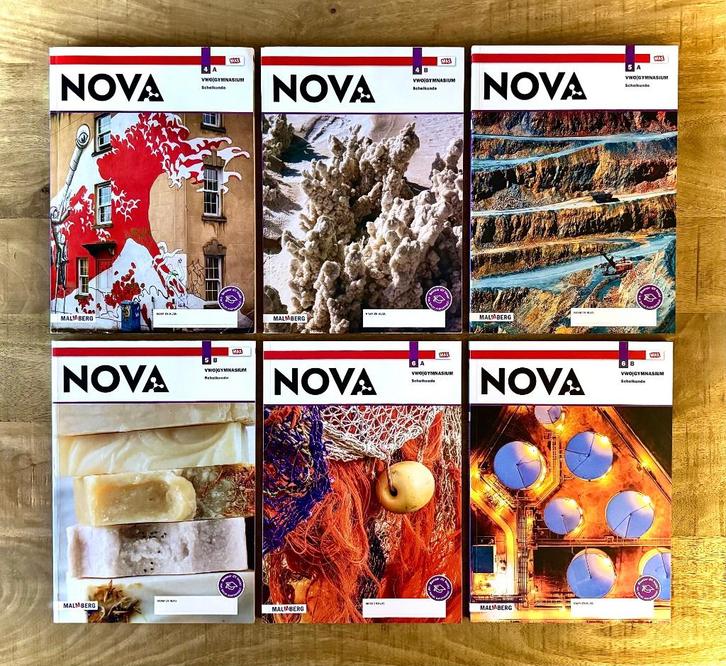 Nova Scheikunde VWO 4, 5, 6 + Uitwerkingen. Nieuwste editie., Boeken, Schoolboeken, Zo goed als nieuw, Scheikunde, VWO, Ophalen of Verzenden