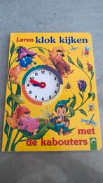 Leren klok kijken met de kabouters, Boeken, Ophalen of Verzenden, Uitklap-, Voel- of Ontdekboek, Zo goed als nieuw, 3 tot 4 jaar