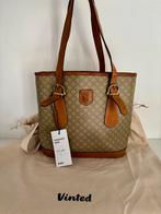 Céline Macadam Triomphe Bucket Tote Bag, Ophalen of Verzenden, Gebruikt, Beige, Leer