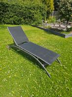 Aluminium verstelbaar ligbed, Tuin en Terras, Ophalen, Zo goed als nieuw, Aluminium