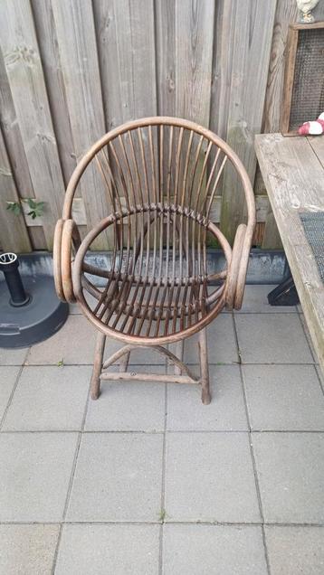 Rotan Stoel - Bohemian Stijl beschikbaar voor biedingen
