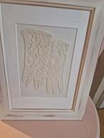 Antieke kanten handschoentjes in een lijst, Ophalen of Verzenden