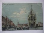 M75 Gouda - Markt met stadhuis, Verzamelen, Ansichtkaarten | Nederland, Verzenden, 1920 tot 1940, Gelopen, Zuid-Holland