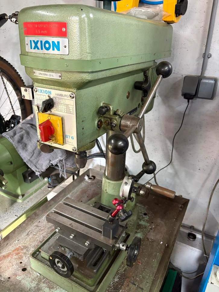Ixion BT6 Kolomboormachine 12000RPM 400V precisie, Doe-het-zelf en Verbouw, Draaibanken, Gebruikt, Overige typen, Minder dan 500 mm