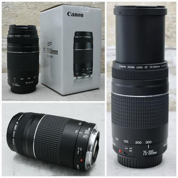 Canon EF 75-300 mm Telelens F4-5.6 MK III Zoomlens Autofocus beschikbaar voor biedingen