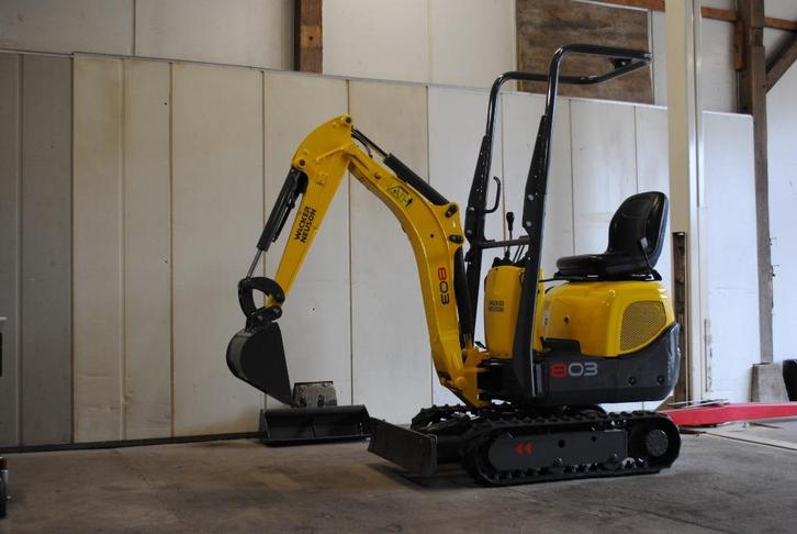Wacker Neuson 803 Minigraver, Zakelijke goederen, Machines en Bouw | Kranen en Graafmachines, Graafmachine, Ophalen