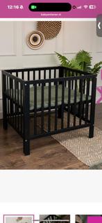 Zwarte baby box te koop, Kinderen en Baby's, Boxen, Ophalen, Zo goed als nieuw