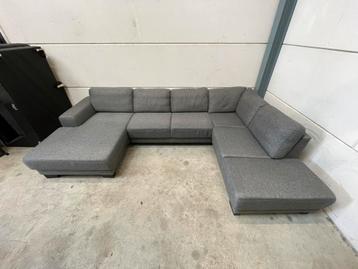 Mooie luxe grijze u bank merk inhouse - GEREINIGD!!! beschikbaar voor biedingen
