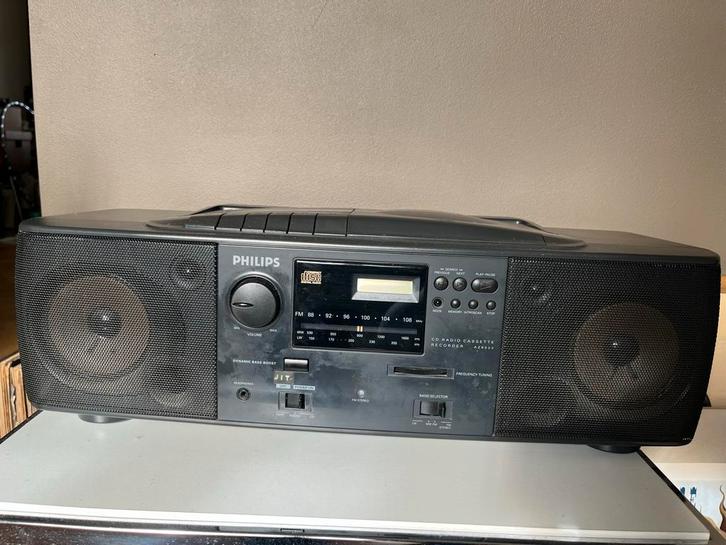 Philips CD Radio Cassette Recorder AZ8022, Audio, Tv en Foto, Radio's, Gebruikt, Radio, Met cd-speler, Ophalen