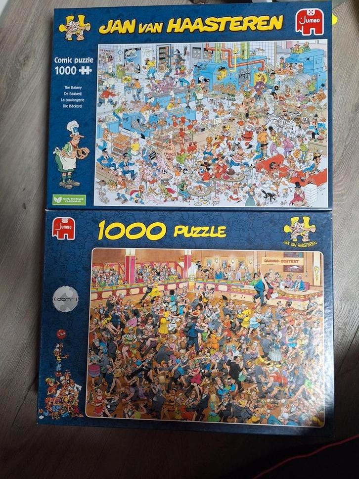Jan van Haasteren puzzels, Hobby en Vrije tijd, Denksport en Puzzels, Zo goed als nieuw, 500 t/m 1500 stukjes, Ophalen of Verzenden