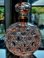 ANTIEKE XL ZILVER ENGELSE KRISTALLEN PARFUMFLES UIT 1898, Antiek en Kunst, Antiek | Glas en Kristal, Ophalen of Verzenden