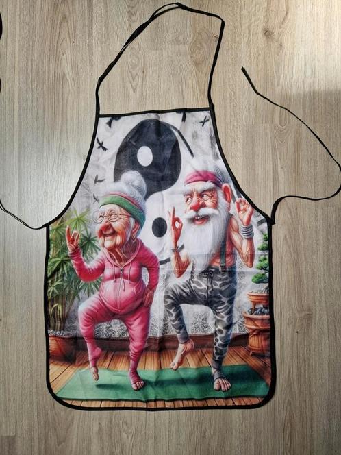 Grappig Nieuw  schort, Huis en Inrichting, Keuken | Textiel, Nieuw, Schort, Overige kleuren, Ophalen of Verzenden