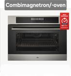 Inbouw combimagnetron Etna - 51L - CM851RVS - netjes+schoon!, Stoom, Oven, Zo goed als nieuw, Inbouw