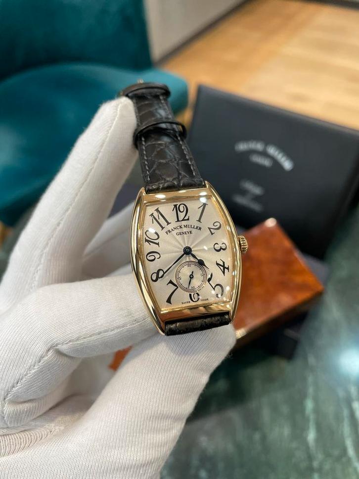 Franck Muller Casablanca 18 Karaats Goud Automatic, Sieraden, Tassen en Uiterlijk, Horloges | Heren, Zo goed als nieuw, Polshorloge