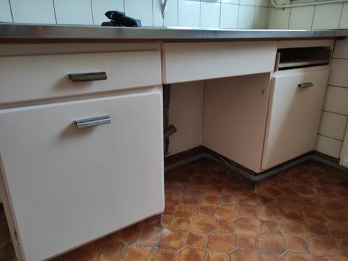 jaren 50 keuken Piet Zwart, Bruynzeel, Huis en Inrichting, Keuken | Keukenelementen, Gebruikt, Minder dan 100 cm, 150 tot 200 cm