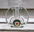 Prachtige vintage Walther glas bullseye solifleur vaas., Ophalen of Verzenden, Huis en Inrichting