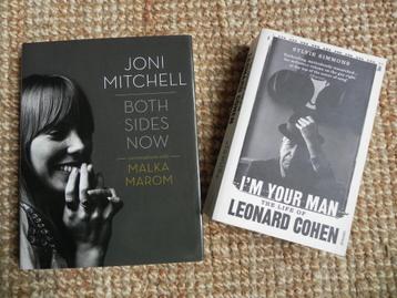 Biografie Leonard Cohen + Joni Mitchell beschikbaar voor biedingen
