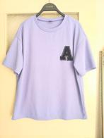 Shein oversized lila dames wafelpatroon shirt, Overige kleuren, Ophalen of Verzenden, Zo goed als nieuw, Korte mouw