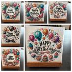 Diamond painting wenskaart Happy Birthday, Hobby en Vrije tijd, Kaarten | Zelf maken, Ophalen, Nieuw, Overige typen