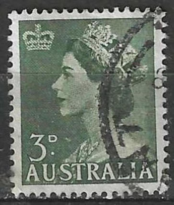 Australie 1953 - Yvert 197 - Koningin Elisabeth II (ST), Postzegels en Munten, Postzegels | Oceanië, Gestempeld, Verzenden
