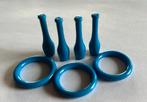 Attributen sport jongleur circus kegels ringen blauw, Ophalen of Verzenden, Zo goed als nieuw