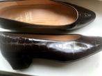 VOLTAN NIEUWE bruine lak-pumps dierenprint maat 37,5 hak 3,5, Pumps, Bruin, Nieuw, Ophalen of Verzenden
