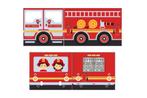 Bedtent brandweer voor vipack halfhoogslaper Pino, Kinderen en Baby's, Kinderkamer | Bedden, Ophalen, Zo goed als nieuw, 180 cm of meer