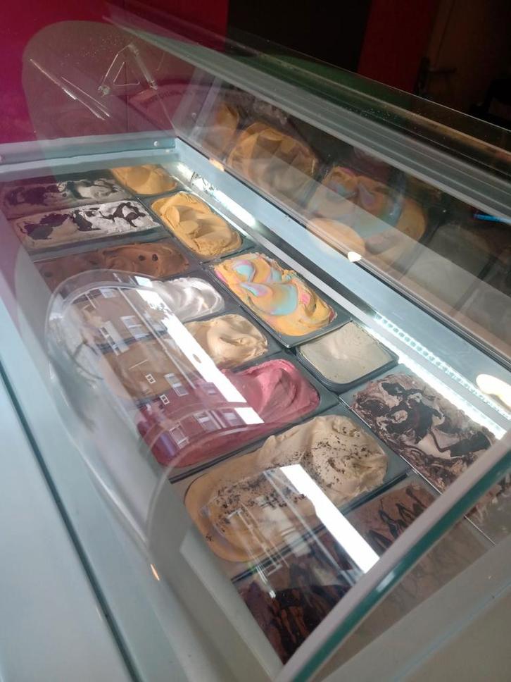 Schepijsvitrine Framec, Dolce Vista Elle - Goede Staat!, Zakelijke goederen, Horeca | Keukenapparatuur, Koelen en Vriezen, Gebruikt